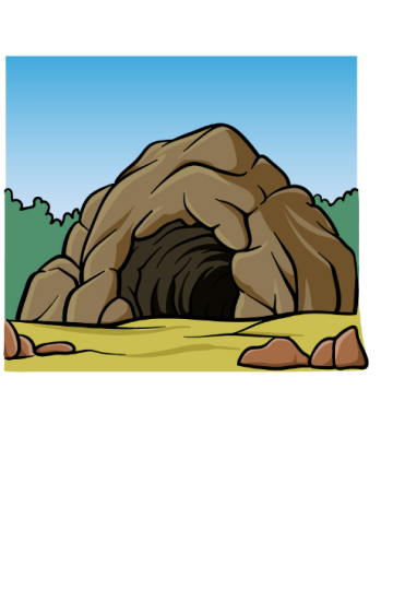 How to draw a cave
