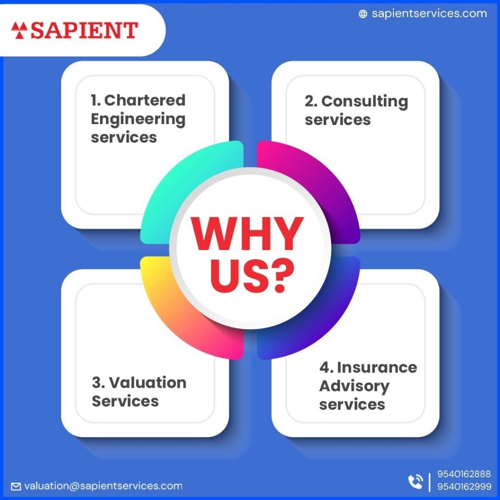 Sapient Services Pvt. Ltd. is a government-registered valuer and provides valuation of plant and machinery with high professional standards.