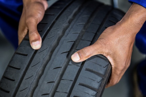 Low Tire Tread - Replace Tires Before Grip Disappears